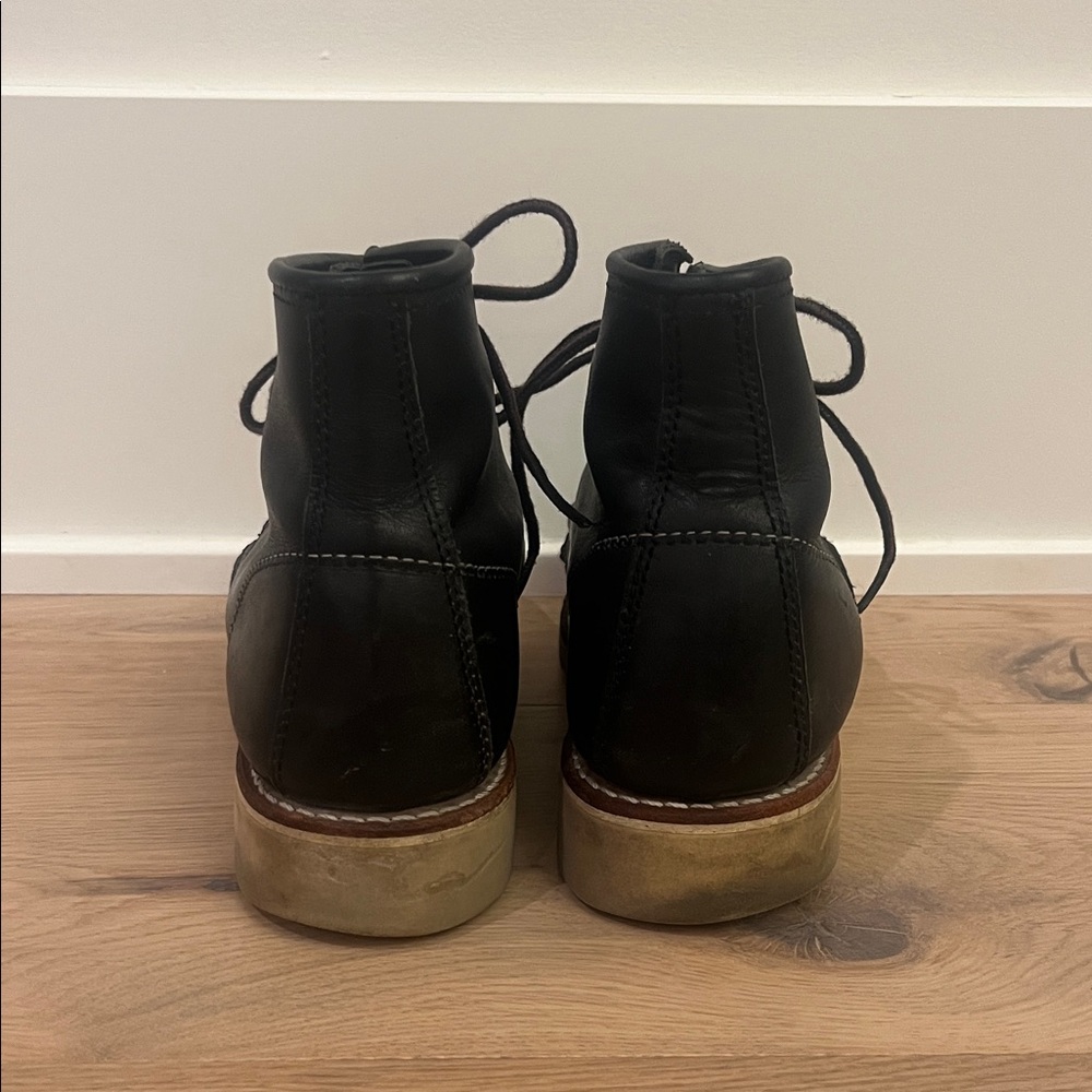 Red Wing Shoes Black Leather Women’s Boots - Picture 4 of 7